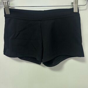 Capezio Dance Shorts Black Size Small Women Run Small Dancewear